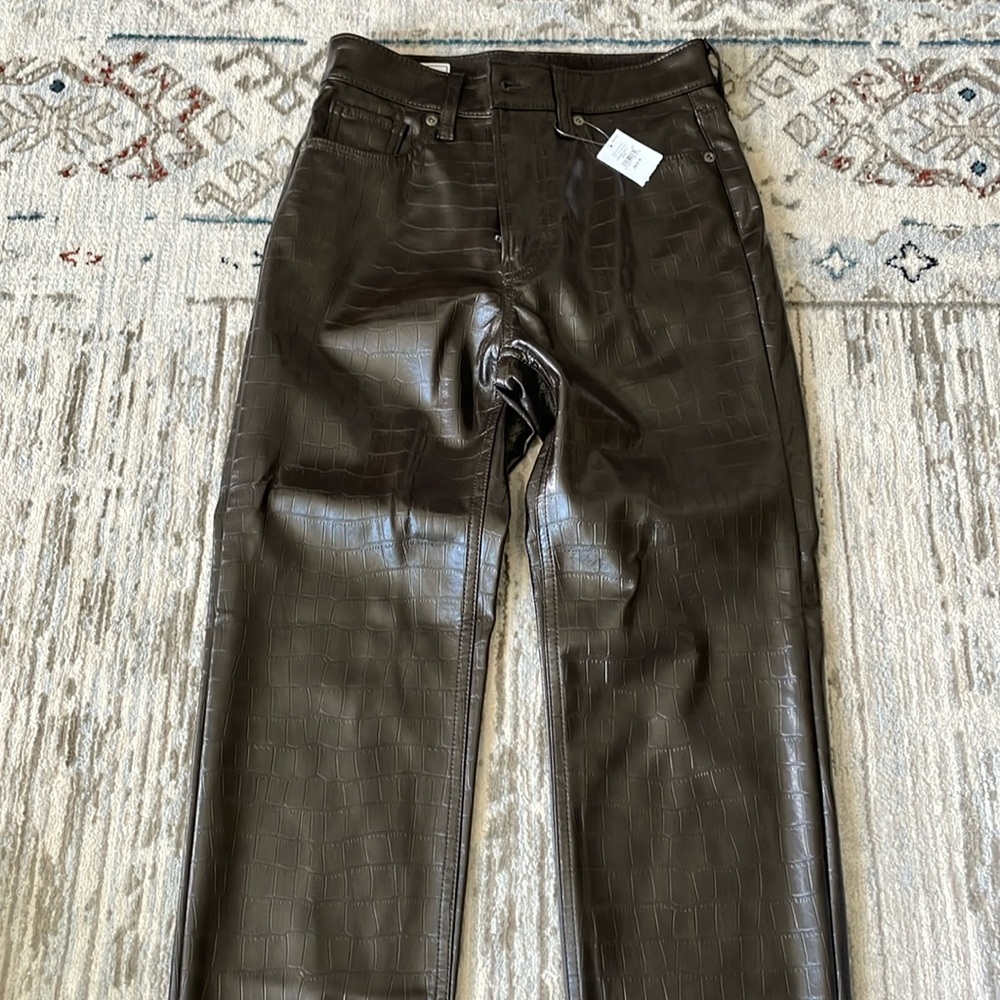 Gap leather pants